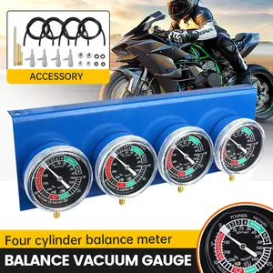2/4 Motorcycle Cylinder Synchronous Carburetor Vacuum Gauge Sets Accessories Detection Balancing Converters Motorbike Tools