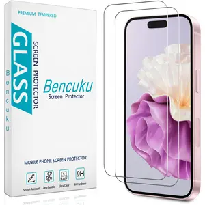 (2 Pack) Designed for iPhone 16 Plus 6.7-inch Tempered Glass Screen Protector, Full Coverage, Anti Scratch, Bubble Free