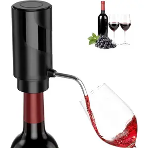 Aerator Pourer with USB Rechargeable, Electric  Bottle Dispenser,Automatic  pourer Machine,One Touch Multi-  Decanter for  Lovers, Gifts