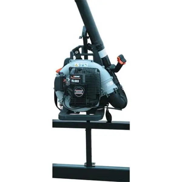 Buyers Products LT20 Backpack Blower Rack - Rubber-Constructed, 10 lbs Capacity, Steel Hook with Spring Latch & Strap, Engineered/Tested in USA, Ideal for Enclosed/Open Trailers, Home Supplies Organizer Hooks & Rails, Trusted by Millions of People