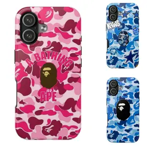 Urban Streetwear Camo Phone Case - Trendy Hypebeast Cloud Pattern Cover - Aesthetic Harajuku Style Shell for iPhone 17 16 15 14 13 12 11 Pro Max - Premium Matte Tech Accessory