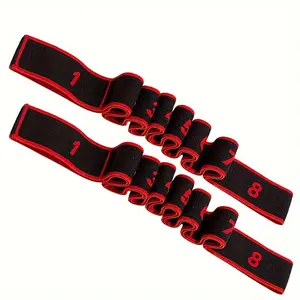 2pcs Yoga Stretch Resistance Band Kids Latin Dance Elastic Band Shoulder Opening Adult Stretching Fitness Dance Training Resistance Band