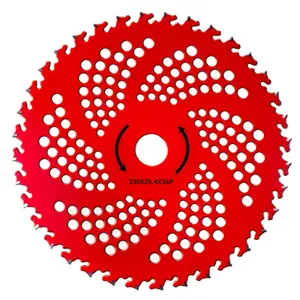 Lawn mower weeding blade 9inch x36 teeth carbide saw blade brush cutter tungsten steel garden tool accessories
