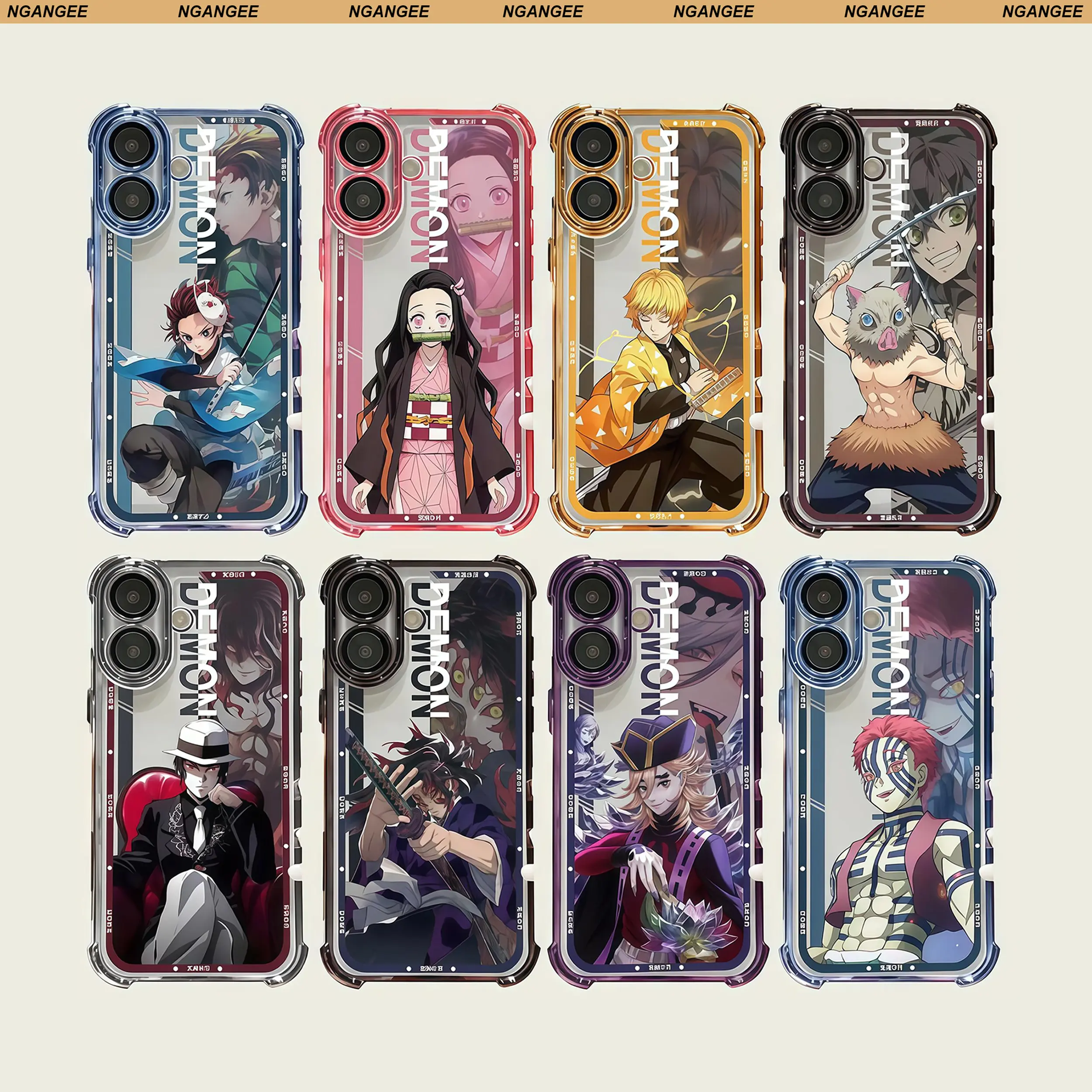 NganGee DS Anime-Style Protective Smartphone Casing - Phone Accessories Cover for iPhone 11,12,13,14,15,16 Plus,17,17 AIR,17 PRO MAX & Samsung Galaxy S22,S23,S24,S24 ULTRA,S25 Devices