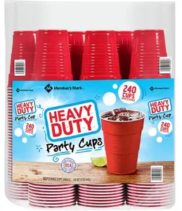 Member's Mark Heavy-Duty Red Cups (18 oz., 240 ct.)
