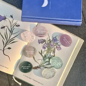 Personalized Healing Crystal - Hand-Engraved Inspirational Stone for Car Hanging, Keychain & Decor,Mindfulness Crystal with Custom Text,Keychain Crystal,Chakra Crystal Pendant Gift