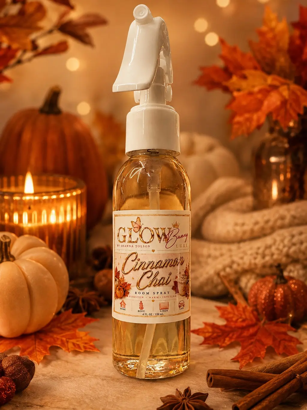FALL COLLECTION- LUXURY HOME FRAGRANCE SPRAY (4OZ)