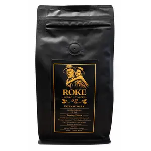ROKE Intense Dark – Dark Roast Whole Bean Coffee 12oz