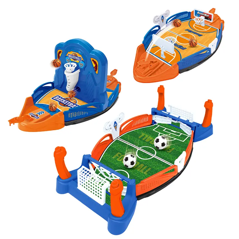 Soccer Tabletop Football Battle Game Dual Purpose Desktop Soccer Basketball Shooting Game Family Party Competitive Toy