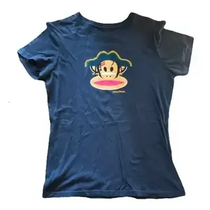 Julius & Friends Blue Julius Pirate Monkey Paul Frank Women's T-Shirt XL
