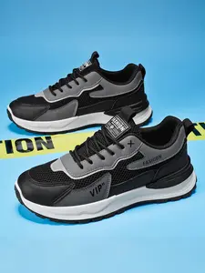 Men's Platform Sport Fashion Sneakers | Lightweight Mesh Casual Shoes | Versatile Street Style Footwear