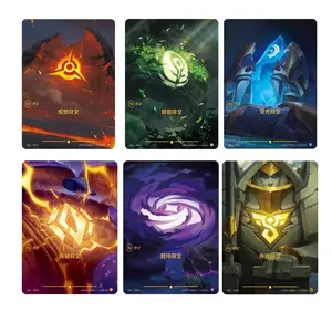 Riftbound League of Legends TCG S-Chinese Unleashed Complete Set of 6 Alt Art Runes Near Mint