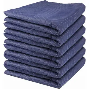 Moving Blankets 40 x 72in Heavy Duty Packing Blankets for Furniture Moving Wrapping 6 Pack Furniture Pads for Moving Quilted Mover