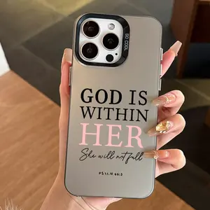 Letter Pattern Phone Case, Anti-Drop Protection, Fits iPhone 11 12 13 14 15 16 Pro Max Pro Plus 17 Air, Fashionable Durable Design