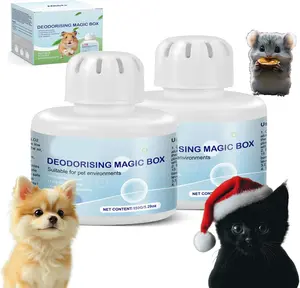 Pet Odor Eliminator Gel - Air Freshener for Home with Fresh Scent,Persistent odor absorbers for Home,cat Litter Box & Car,Natural Deodorizer for Strong Smells - 10 Oz (Pack of 2)