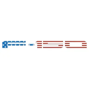 Replacement for F-150 Tailgate Raised 3D Letters USA Flag YEARS 2021 - 2023