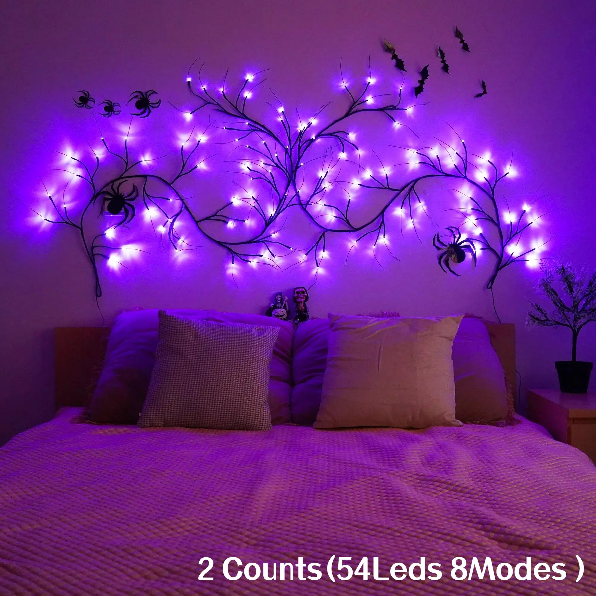 5.9ft 54led Atmosphere Light String, USB Powered, 8 Modes, Led Lights Bedroom, Bedroom Living Room Decor, Wedding Photo Wall Lighting, Gift for Girlfriend Mother, Ambient Atmosphere Lights