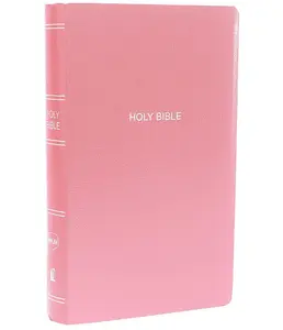 NKJV Gift & Award Bible for Graduates - Leather-Look, Pink, Red Letter, Comfort Print; Ideal for Birthdays, Confirmations, New Believers, Spiritual Birthdays (New King James Version Holy Bible)