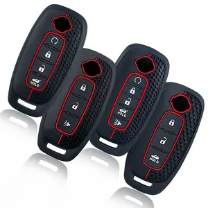 Premium Protective Key Cover, Car Key Protector, Compatible with Certain for Nissan Models, Including Sylphy, New Teana, Qashqai, And X-Trail Key Bags - Made of Silicone Material - Shockproof And Wear-Resistant - Precisely Fitted And Colorfast.