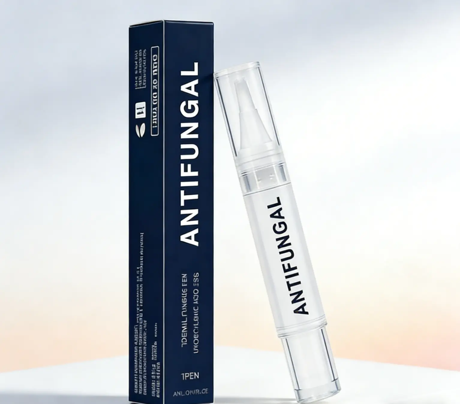 Strength Nail Renewal Pen - Restores Clarity for Discolored Thick & Damaged Nails - Easy Brush Applicator - Antifungal Formula