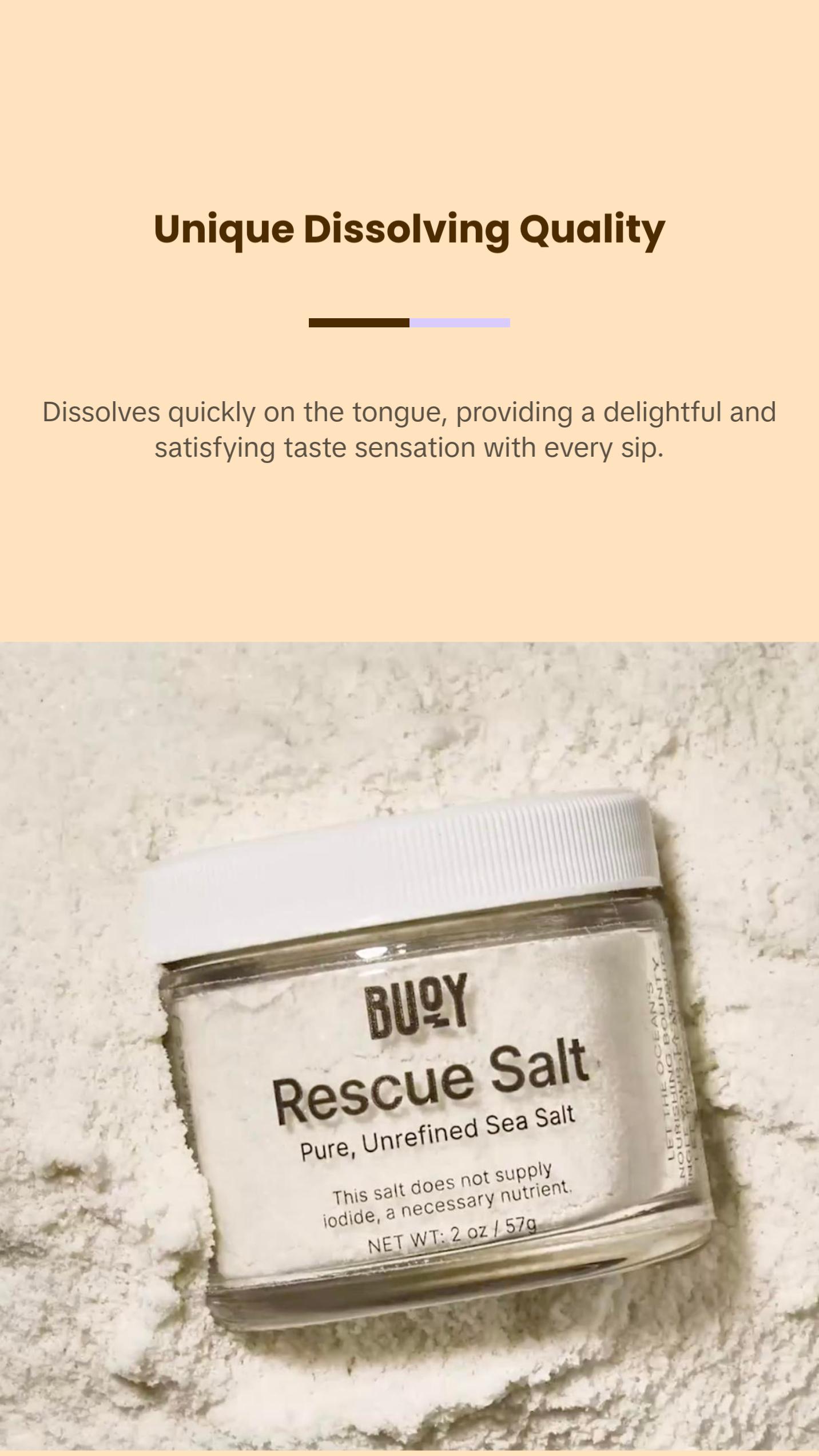 BUOY Rescue Salt - Original Product with No Additional Features or Packaging