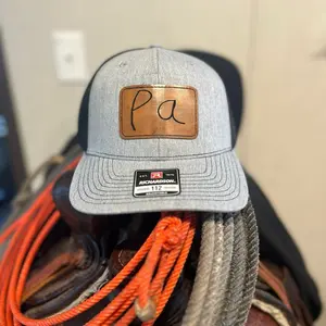 Custom Hats - Personalized Patch by Richardson Brand. WE WILL MESSAGE YOU WITH ORDER # FOR YOUR LOGO/DESIGN