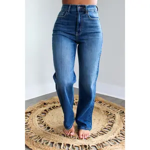 Marin High Rise Straight • Medium Wash