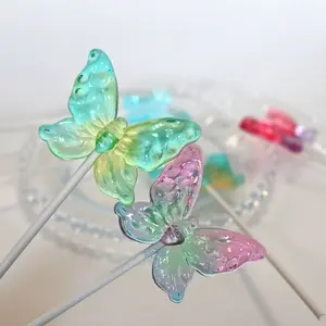 Butterfly Lollipop Isomalt Candy Sweet Taste Tooth Friendly 18g per One