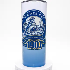 Logo del Licey 20 oz Non-BPA Free Tumbler with Tigres del Licey 1907 Design for Fans