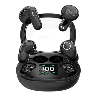 Wireless Bluetooth earbuds, tiny discreet in-ear earphones, sleep and workout earbud set (two pairs), compact short stem design, suitable for work, sports, and sleep; supports charging audio features. Mother’s Day Gift