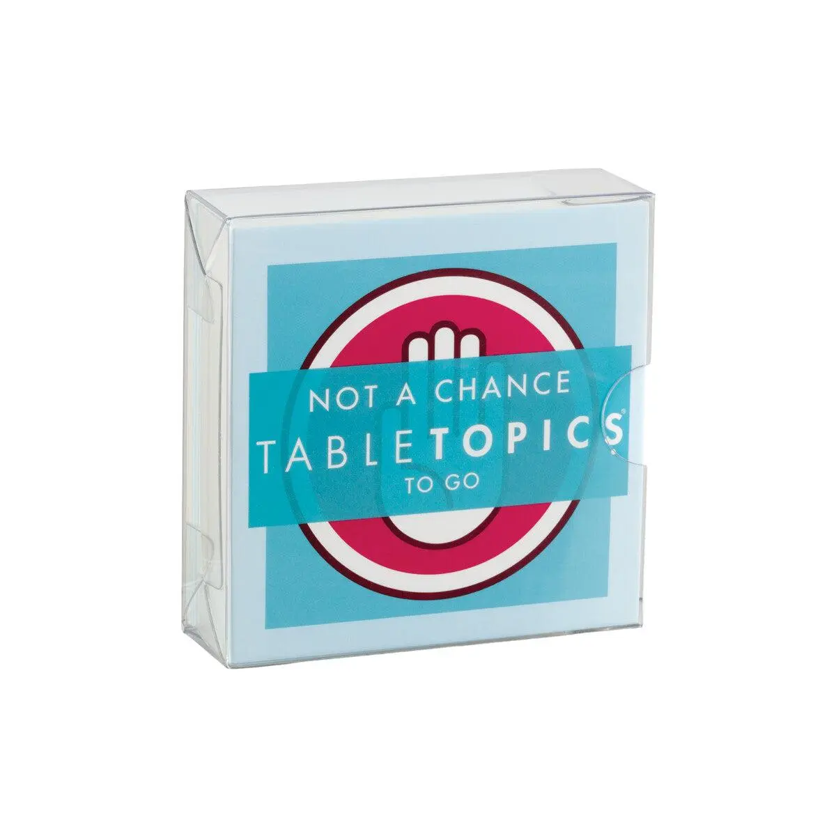 TableTopics Not a Chance To Go Party Game - 40 Fun-Filled Conversation Cards to Test The Limits & Boundaries of Adult Friends & Family