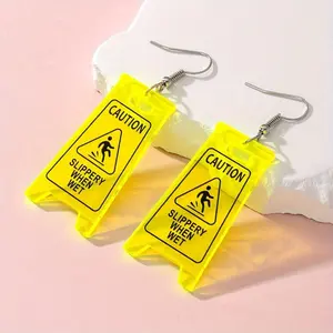 Slippery when wet earrings