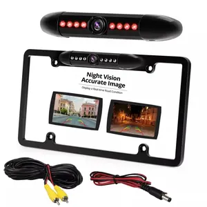 Auto Car Rear View Camera Monitor Rear Backup System 8 LED 170° Viewing Angle Waterproof Alpine Video Dashcam Carplay Dashcam Vehicle