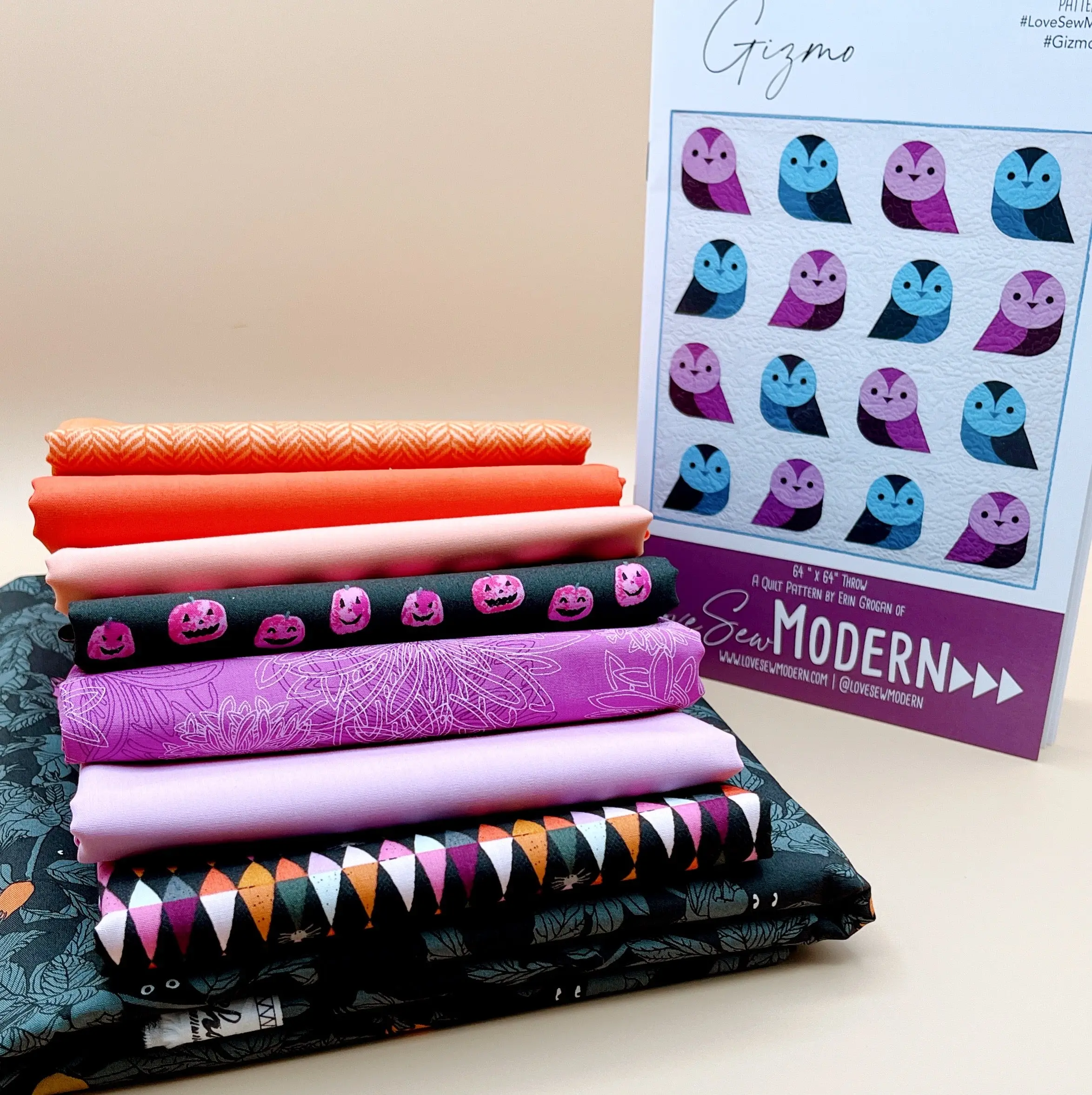 Gizmo Quilt Kit featuring Enshadow Fabric Collection
