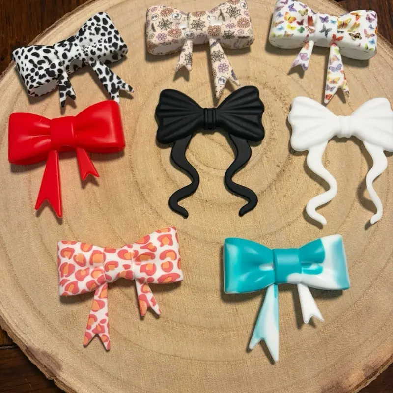 Silicone Bows for pens or straws
