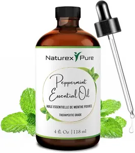 Peppermint Essential Oil, All Natural-Dry Hair & Scalp Treatments Oil, Stimulate Hair Follicles and Promote Hair Growth