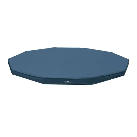 Intex 28031E 12 Foot Round Above Ground Swimming Pool Cover, (Pool Cover Only)