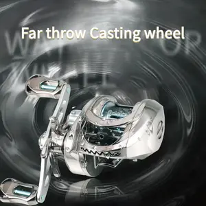 [W] Baitcasting Reel,bait caster,7.1:1 High Speed Gear Ratio, 17.64LB Max Drag, Left/Right Handle Option, Magnetic Brake, Ideal For Trout, Pike, Bass - Durable Casting Fishing Gear