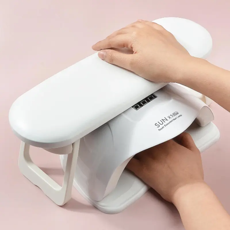 Desktop Foldable Nail Art Pillow Simple style manicure plastic hand pillow foldable wrist support tool portable hand pillow nail shop special tool