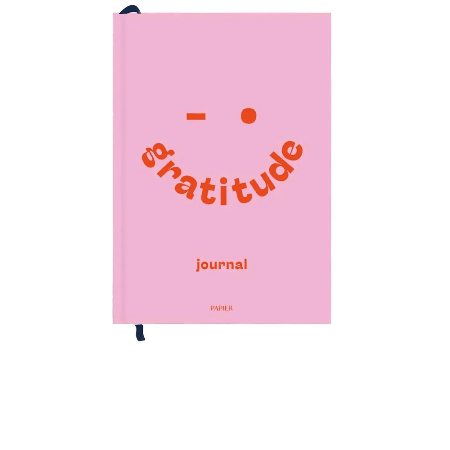 Papier Gratitude Attitude Hardcover Journal in Pink Papier Gratitude Attitude Hardcover Journal in Pink