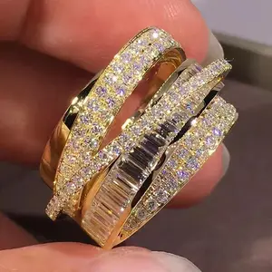 Women's Adjustable Luxury Colorful Metal Rings - Silver Detail, Sparkly Embellished Statement Jewelry Rings, Modern Fashion Bling Accessories