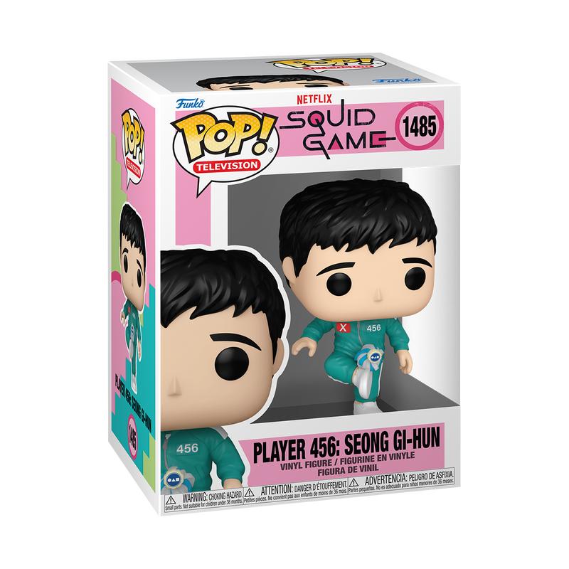 Funko Pop - Squid Game Player 456: Seong Gi-Hun (Kicking Jegi) Vinyl Figure #1485