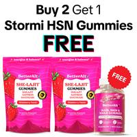 BUY 2 Strawberry Gummies & GET HSN Gummies FREE