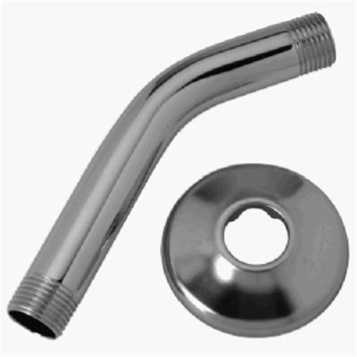 Plumb Shop Div Brasscraft  Master Plumber 6 in. Chrome Shower Right Arm & Flange