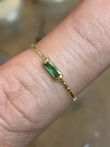 1 PC Pretty Cubic Zirconia Ring For Women For Valentine's Day Gift Wedding Anniversary Party Jewelry