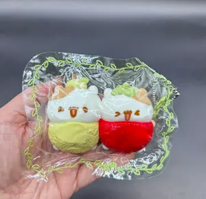 Cute  Taba keychain sleeping hamster soft  taba squishy