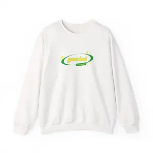 gemini it's complicated. (yellow-green) crewneck sweatshirt