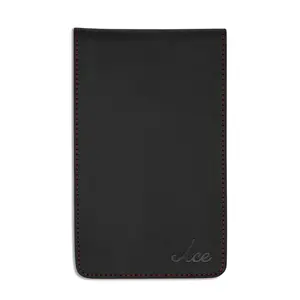 BLACK BASEBALL GLOVE LEATHER GOLF SCORECARD HOLDER