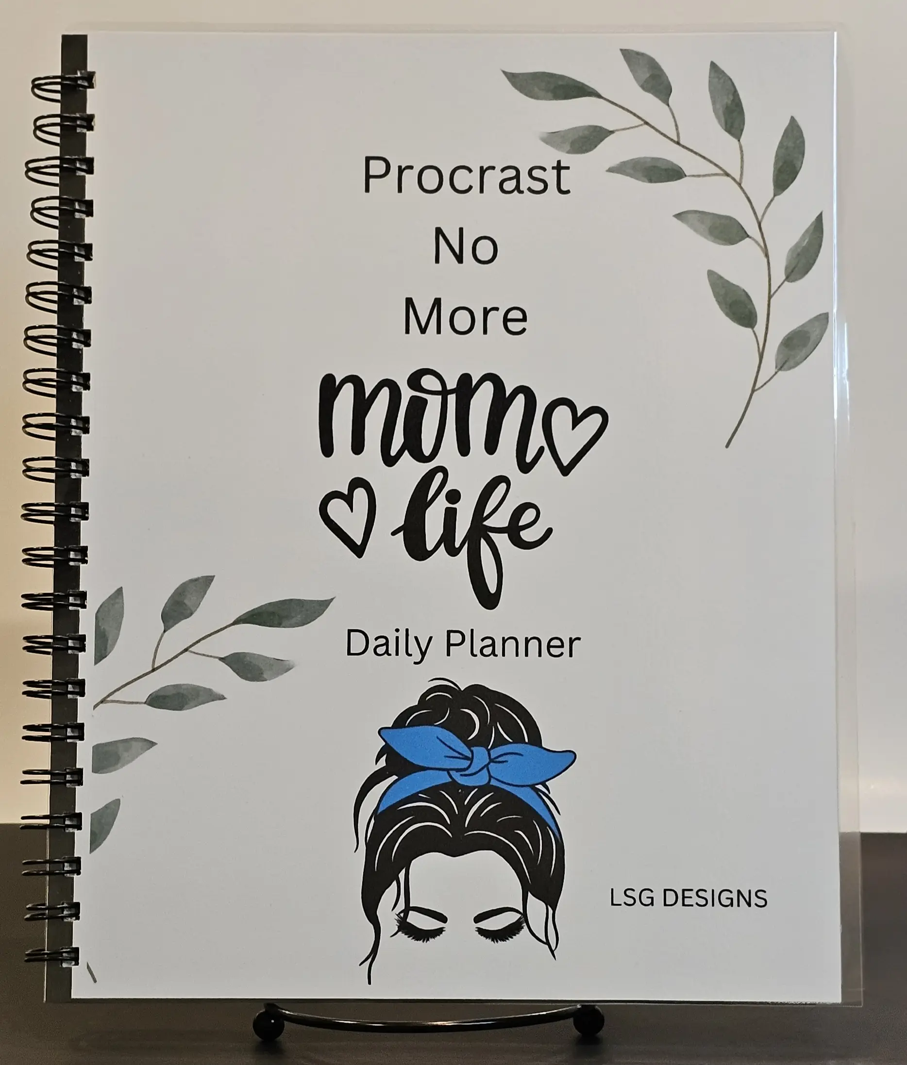 Mom Life- Blue Head Tie Procrast'O Planner