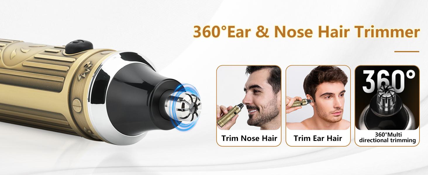 Hair Clippers for Men Professional & Beard Trimmer Kit,Foil Shaver Nose Hair Trimmer for Man,Cordless Clippers and Hair Trimmers Set,Men's Shaving Fade Haircut Kit LED Display,Mens Gifts